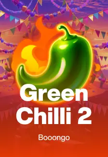 Vibrant and spicy image of the Green Chilli 2 slot game, featuring a mouthwatering display of chili peppers and Mexican-themed elements.