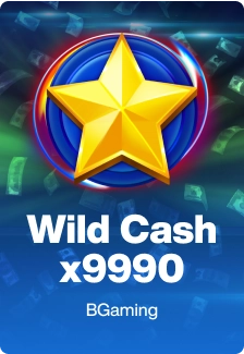 Exciting and dynamic image of the Wild Cash x9990 slot game, highlighting the high-stakes and high-potential payouts with a visually captivating design.